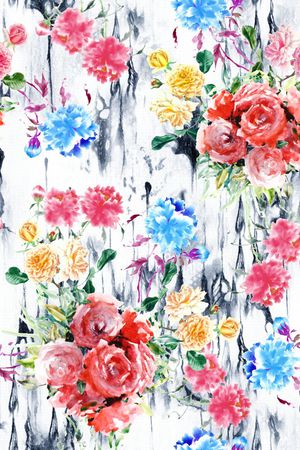 花卉印花花型图片