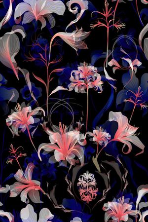 女装印花花型图片