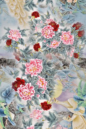 Chinese印花花型图片