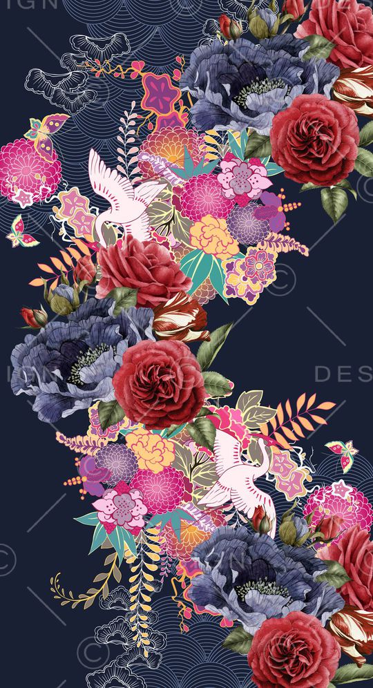 定位印花花型图片