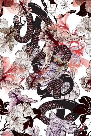 花卉印花花型图片