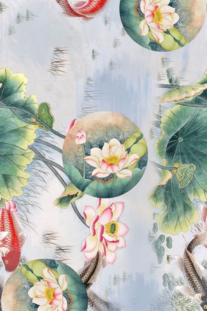 Chinese印花花型图片