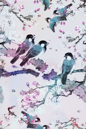 中国风印花花型图片