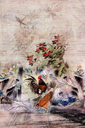 花朵印花花型图片