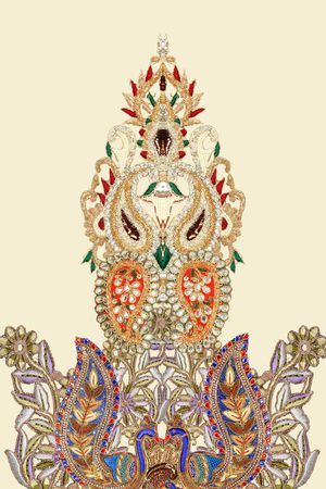 佩斯利印花花型图片