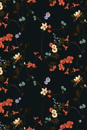 精致欧美风格印花印花花型图片
