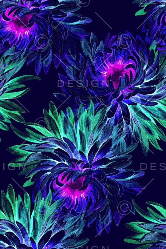 抽象印花花型图片