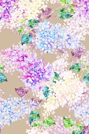 小碎花印花花型图片