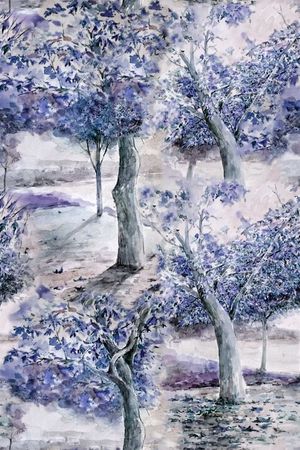 水墨印花花型图片