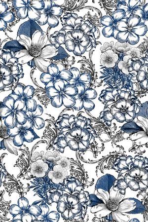Lithograph印花花型图片