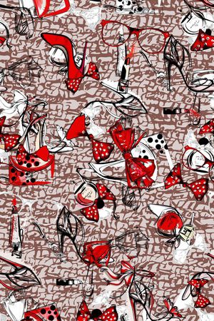 珠宝印花花型图片