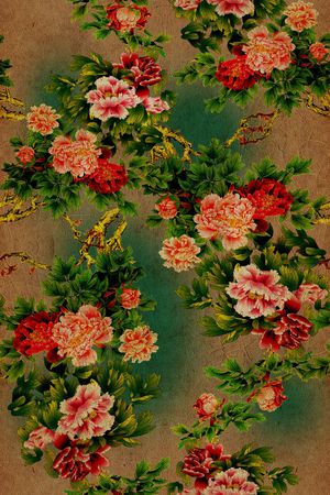 香云纱印花花型图片