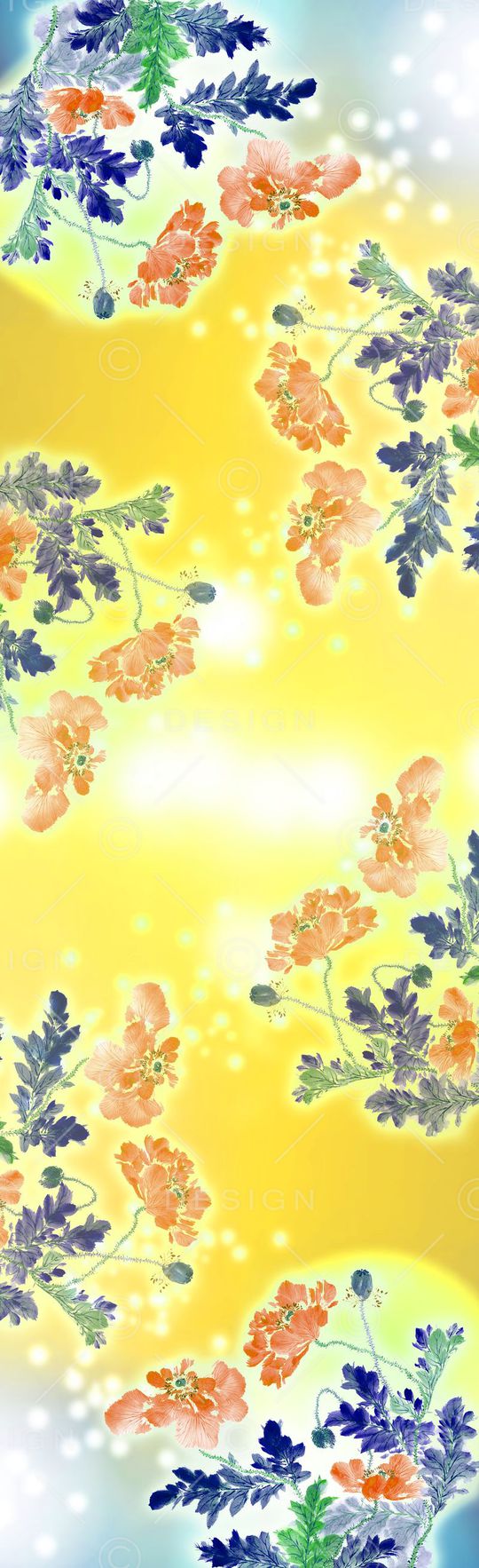 花卉印花花型图片