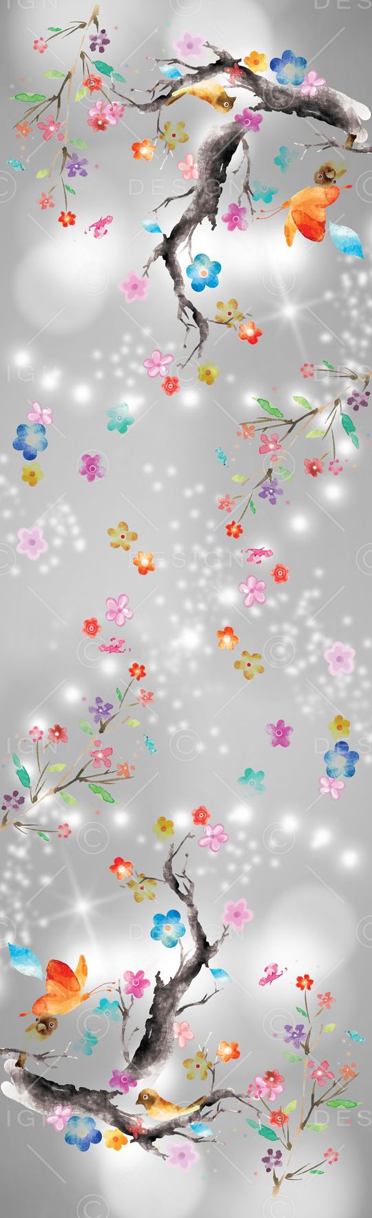 花卉印花花型图片