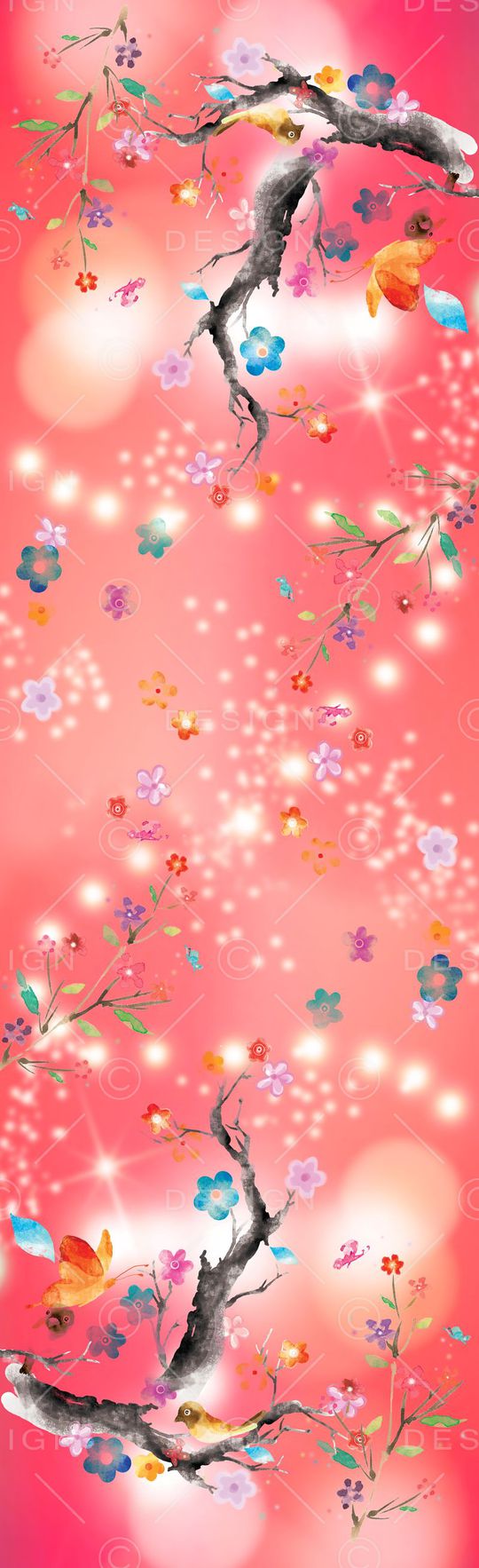 花卉印花花型图片