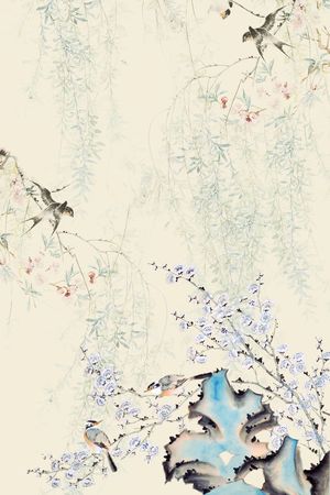 中国风印花花型图片
