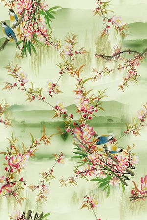 民族风印花花型图片