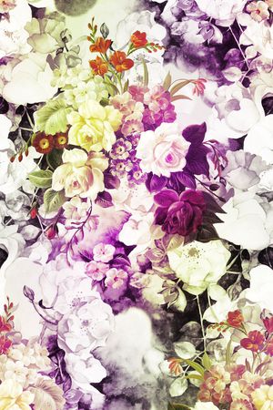 油画印花花型图片