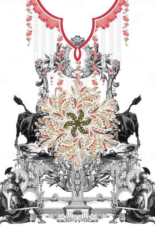 定位印花花型图片
