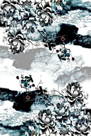 男装印花花型图片