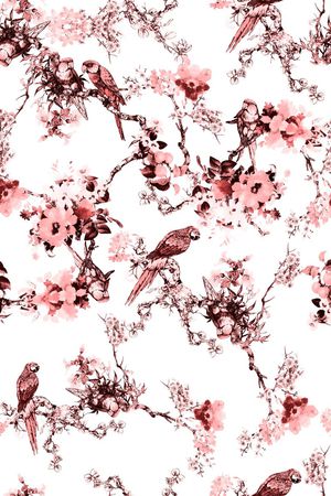 中国风印花花型图片
