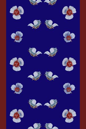 丝巾长巾印花花型图片