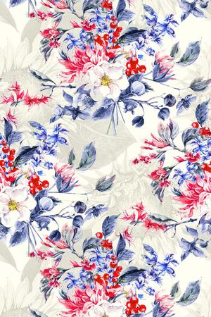 春夏印花花型图片