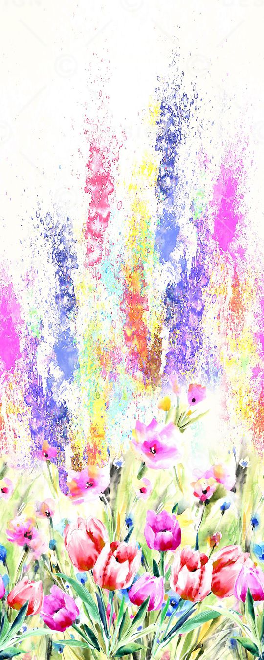 手绘印花花型图片