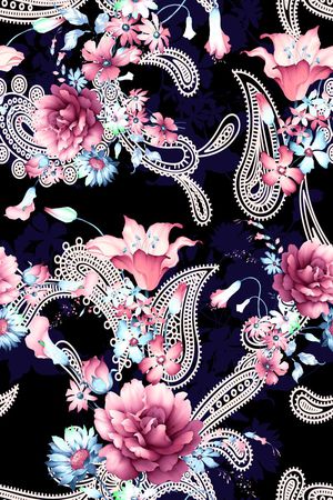 零点--女装印花花型图片