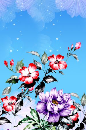 A.I.F时尚雪纺花型印花花型图片