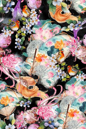 民族风印花花型图片