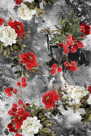 民族风印花花型图片