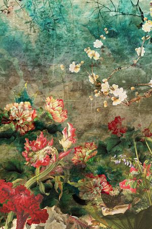 欧式建筑、花卉、热带植物、风景、抽象肌理、印花花型图片