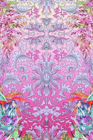 清雅印花花型图片