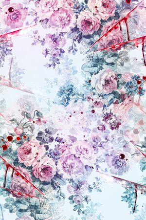 乱花印花花型图片