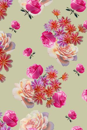 colorfull印花花型图片