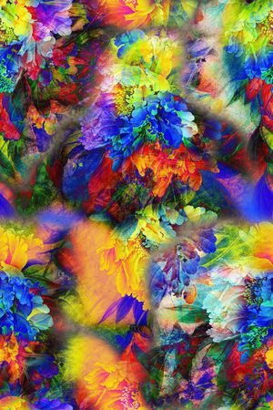 A.I.F时尚雪纺花型印花花型图片