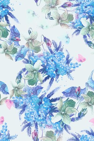 淡雅印花花型图片