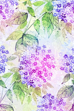 小碎花印花花型图片