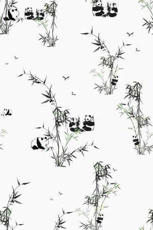 中国风印花花型图片