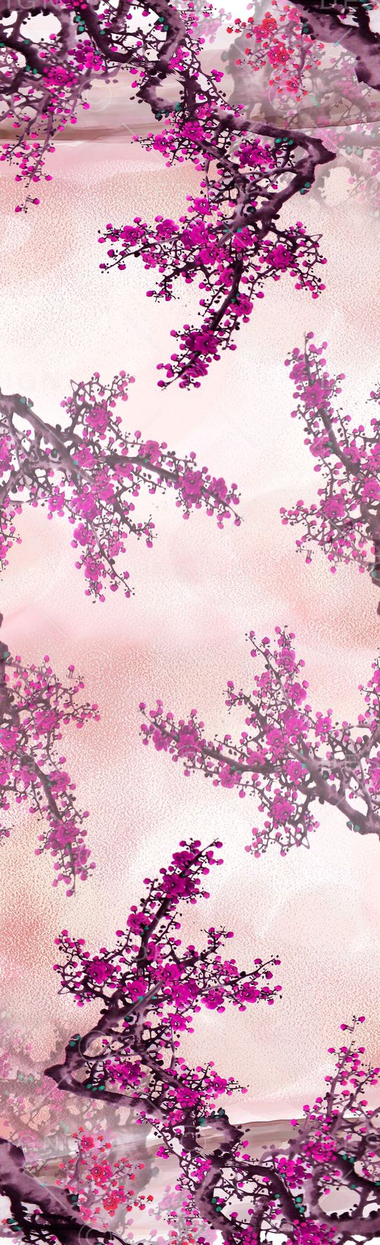 梅花印花花型图片