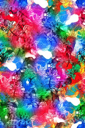 A.I.F时尚雪纺花型印花花型图片