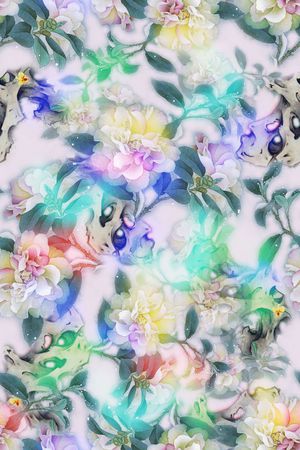 花朵印花花型图片