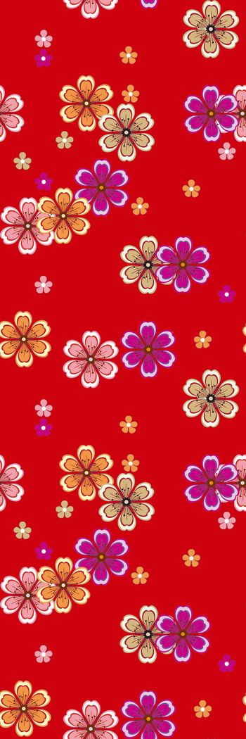 小碎花印花花型图片