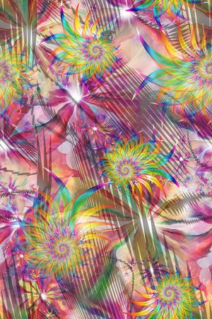 底纹印花花型图片