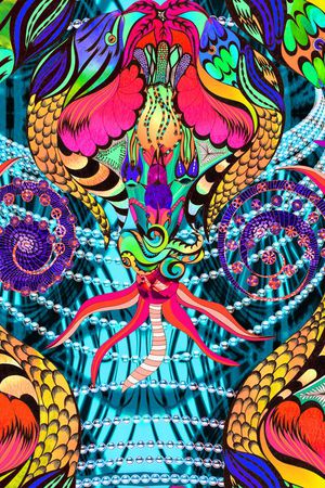 neon印花花型图片