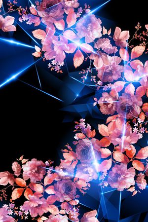 小碎花印花花型图片