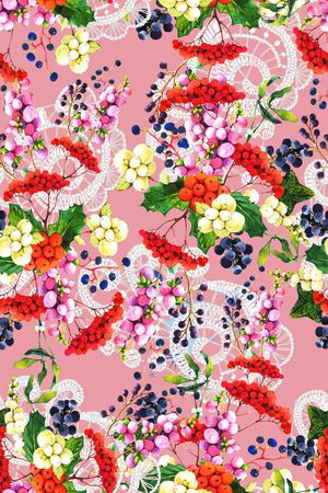 花卉印花花型图片