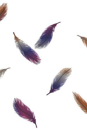 浸染渐变印花花型图片