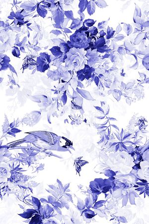 花卉印花花型图片